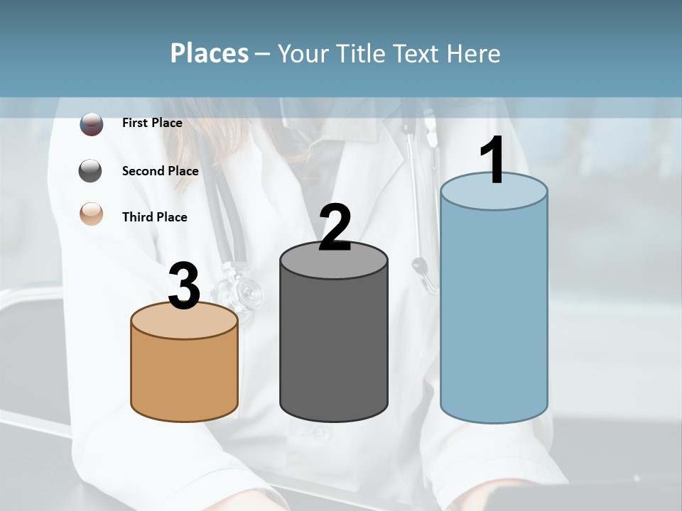 Doctor Laptop Only PowerPoint Template