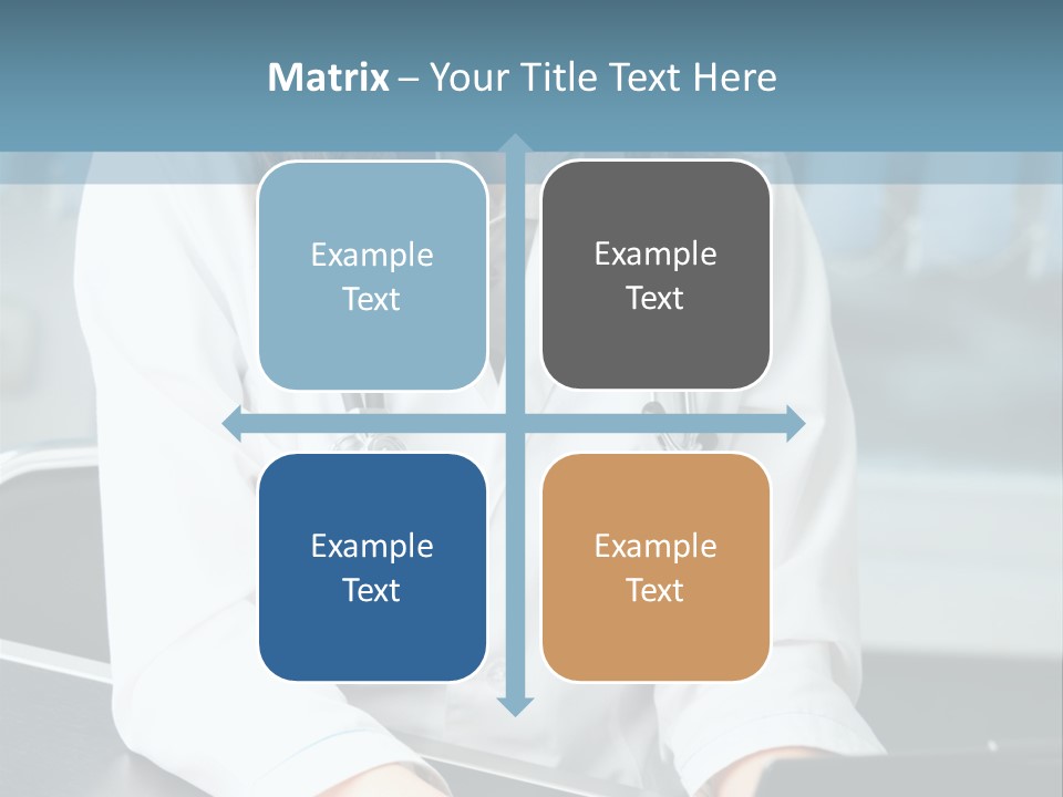 Doctor Laptop Only PowerPoint Template