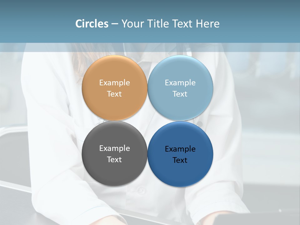 Doctor Laptop Only PowerPoint Template