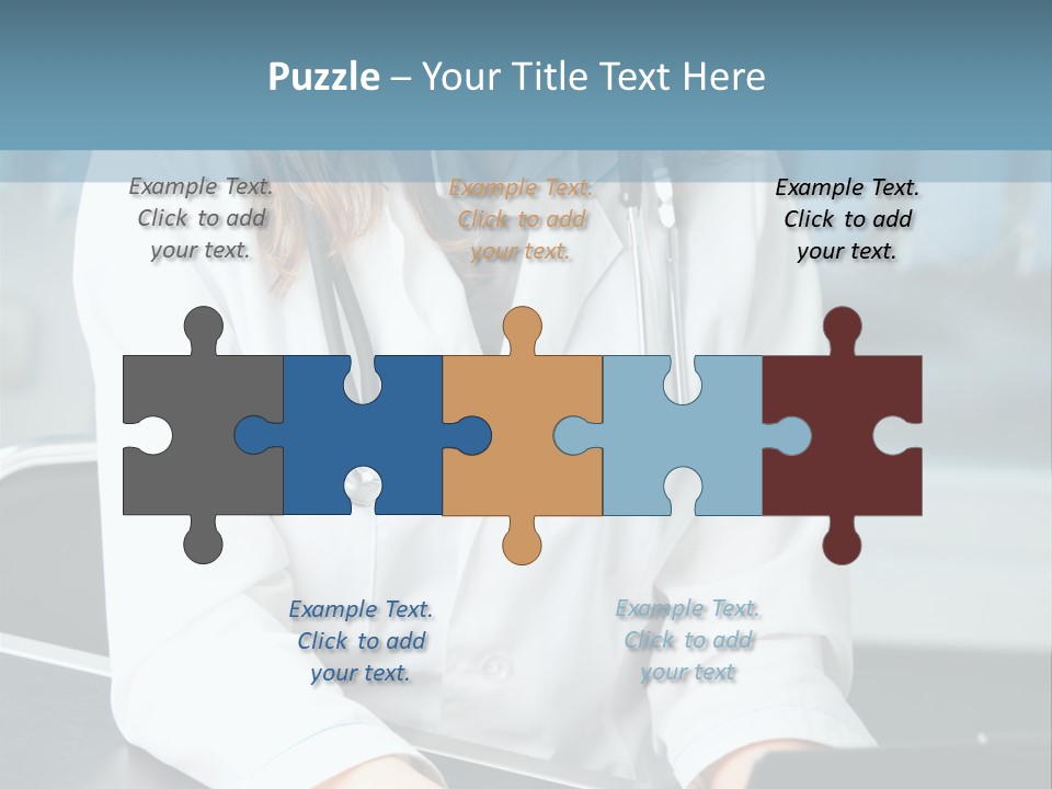 Doctor Laptop Only PowerPoint Template