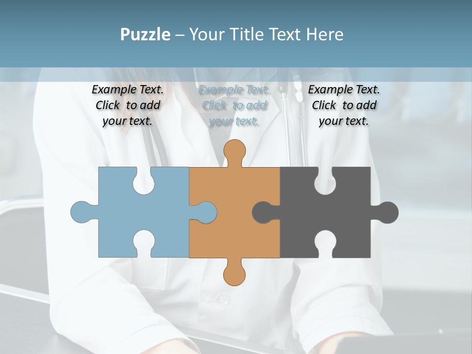 Doctor Laptop Only PowerPoint Template