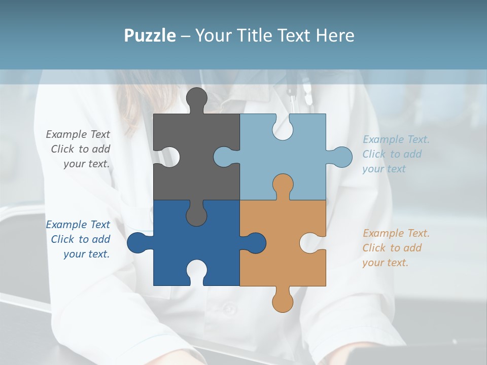 Doctor Laptop Only PowerPoint Template