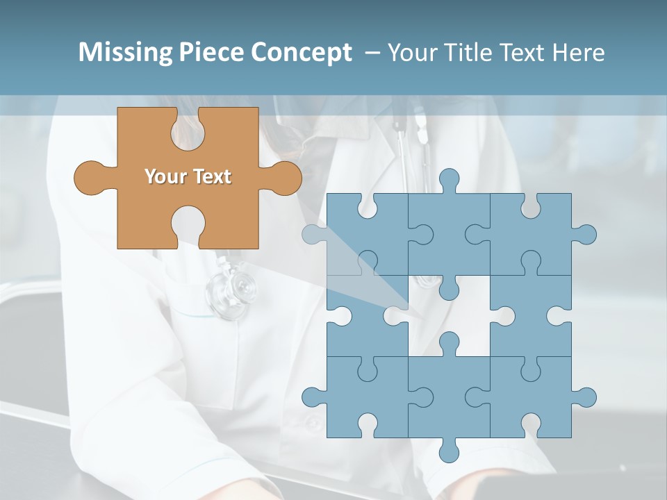 Doctor Laptop Only PowerPoint Template