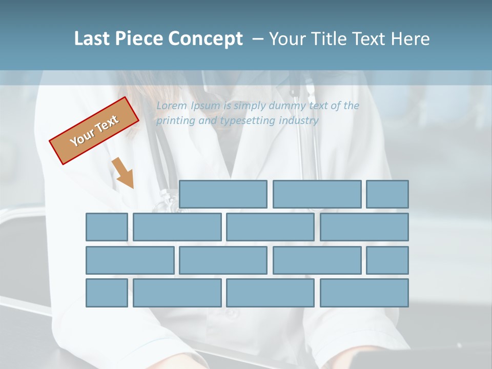 Doctor Laptop Only PowerPoint Template