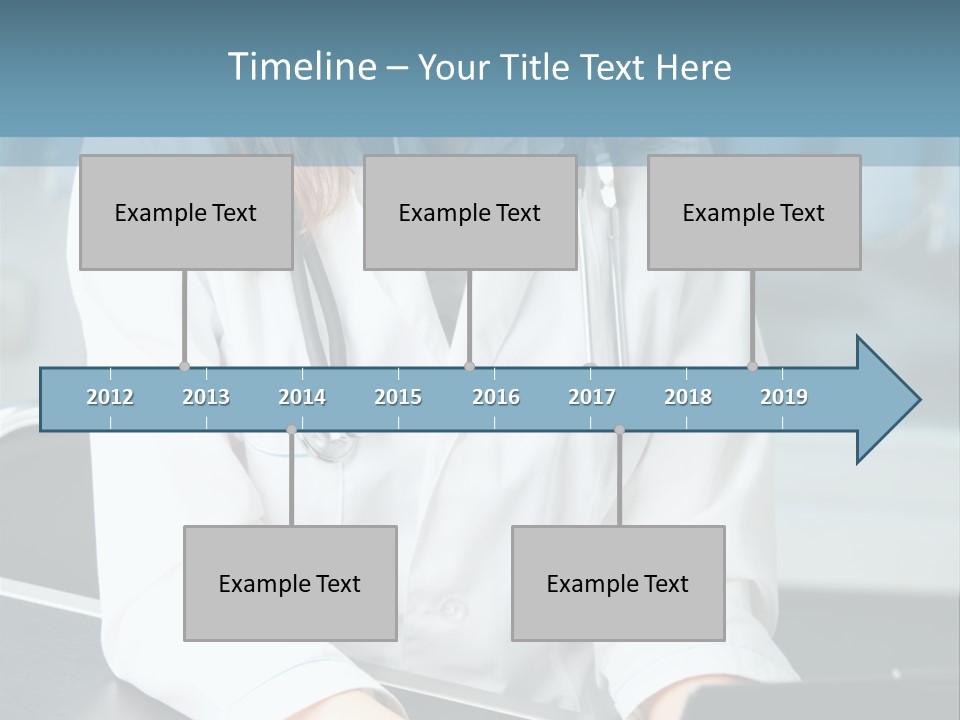 Doctor Laptop Only PowerPoint Template