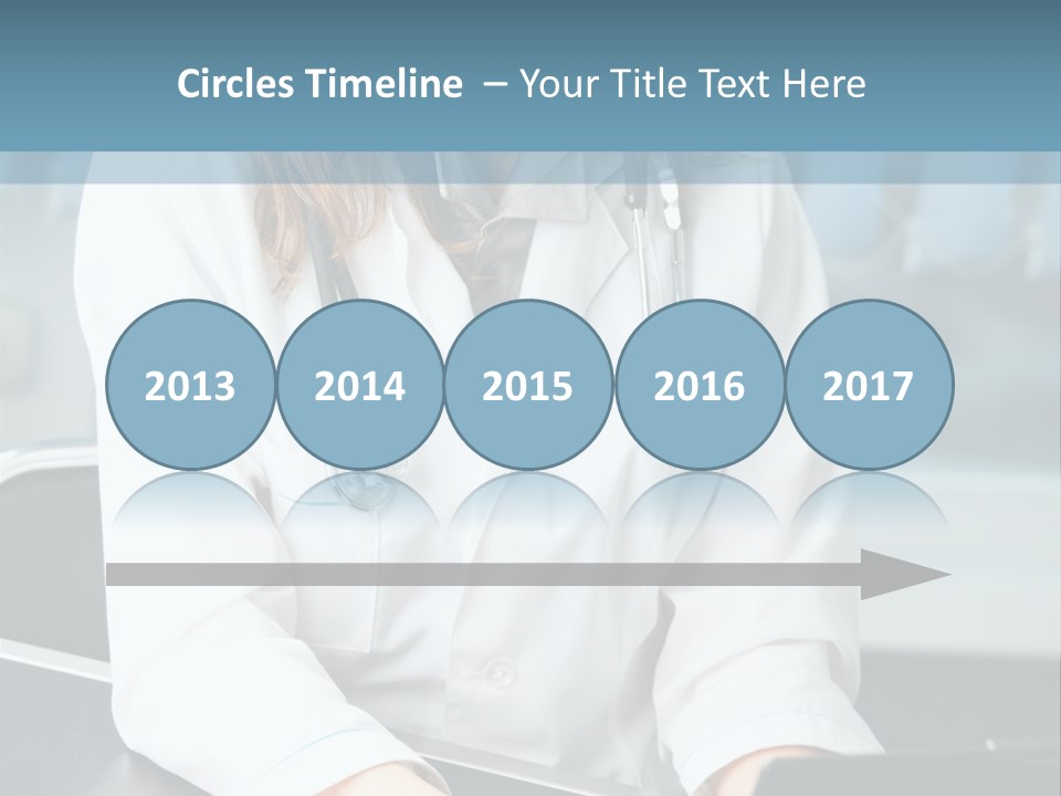 Doctor Laptop Only PowerPoint Template