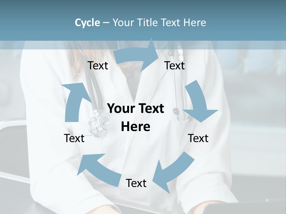 Doctor Laptop Only PowerPoint Template