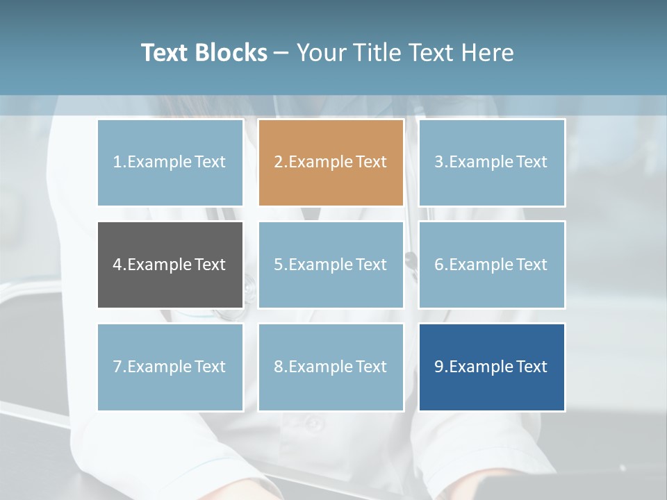 Doctor Laptop Only PowerPoint Template