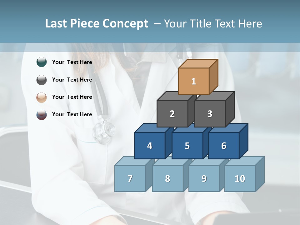 Doctor Laptop Only PowerPoint Template