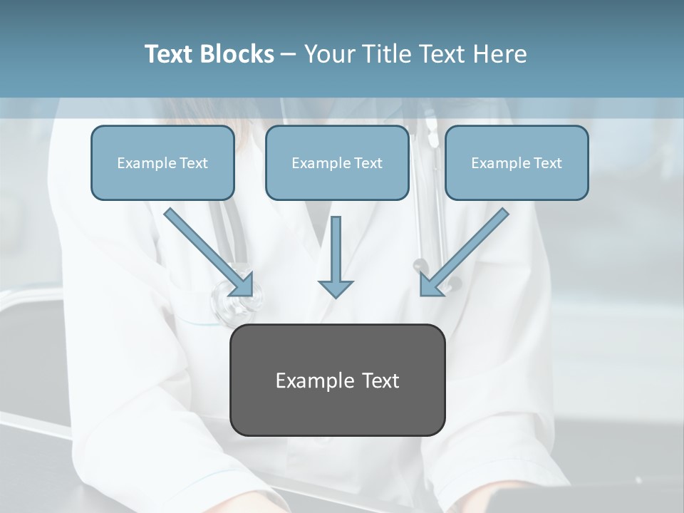 Doctor Laptop Only PowerPoint Template