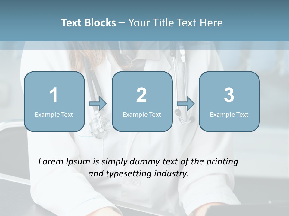 Doctor Laptop Only PowerPoint Template