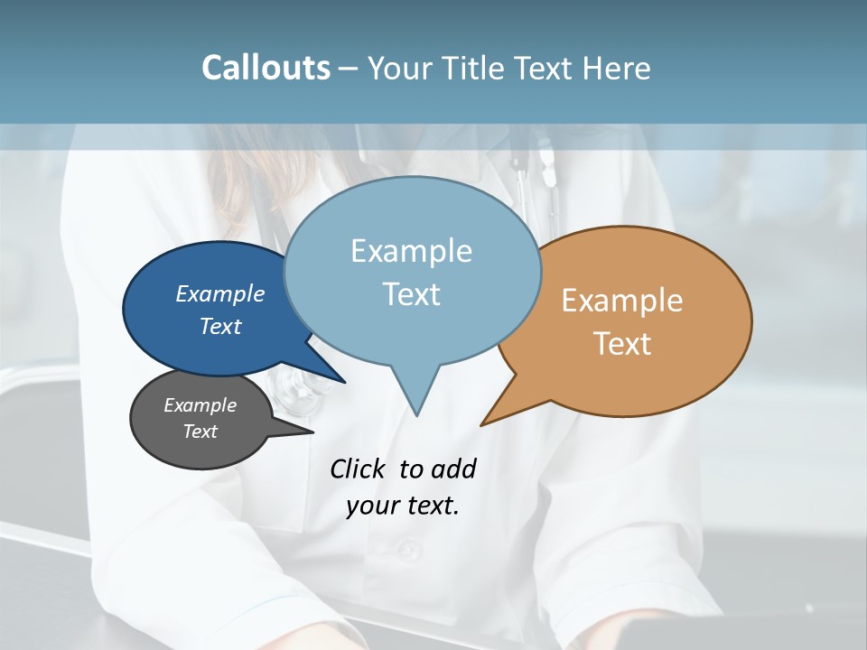 Doctor Laptop Only PowerPoint Template