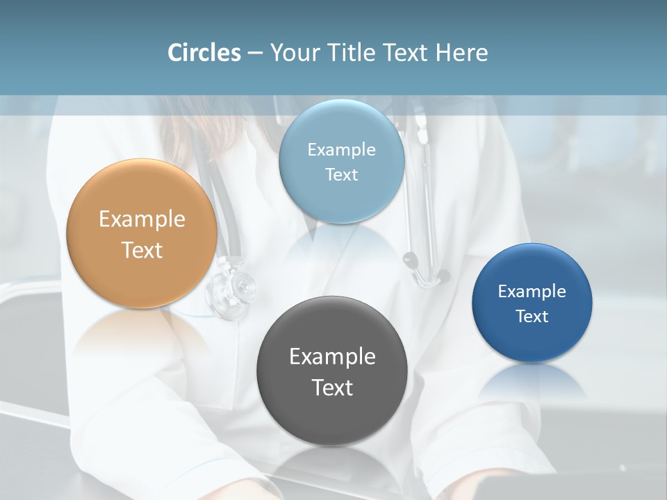 Doctor Laptop Only PowerPoint Template