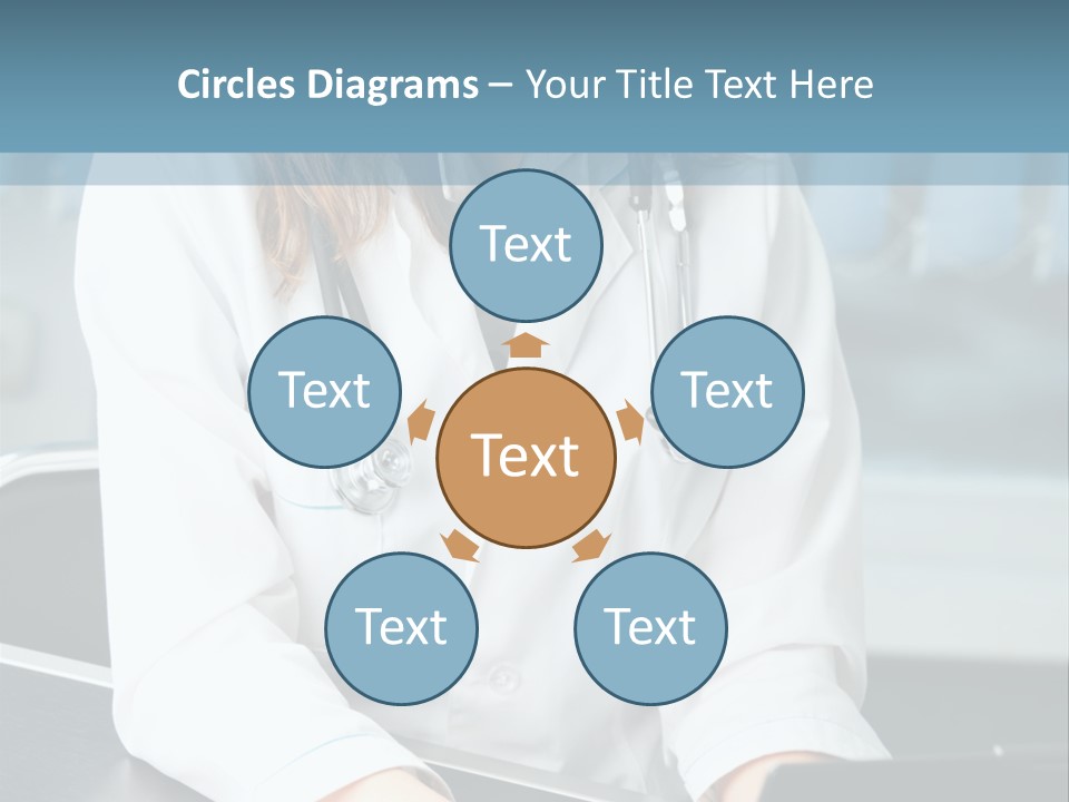 Doctor Laptop Only PowerPoint Template