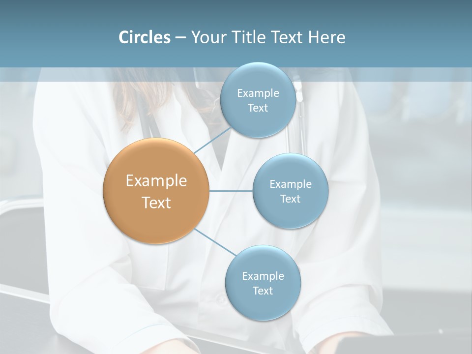 Doctor Laptop Only PowerPoint Template