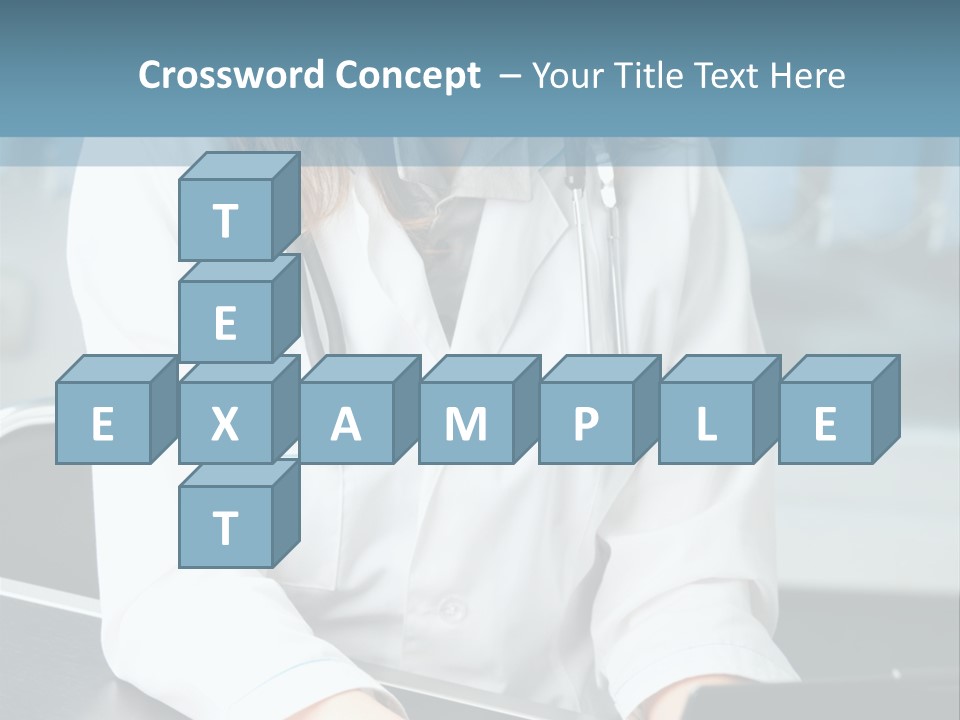 Doctor Laptop Only PowerPoint Template