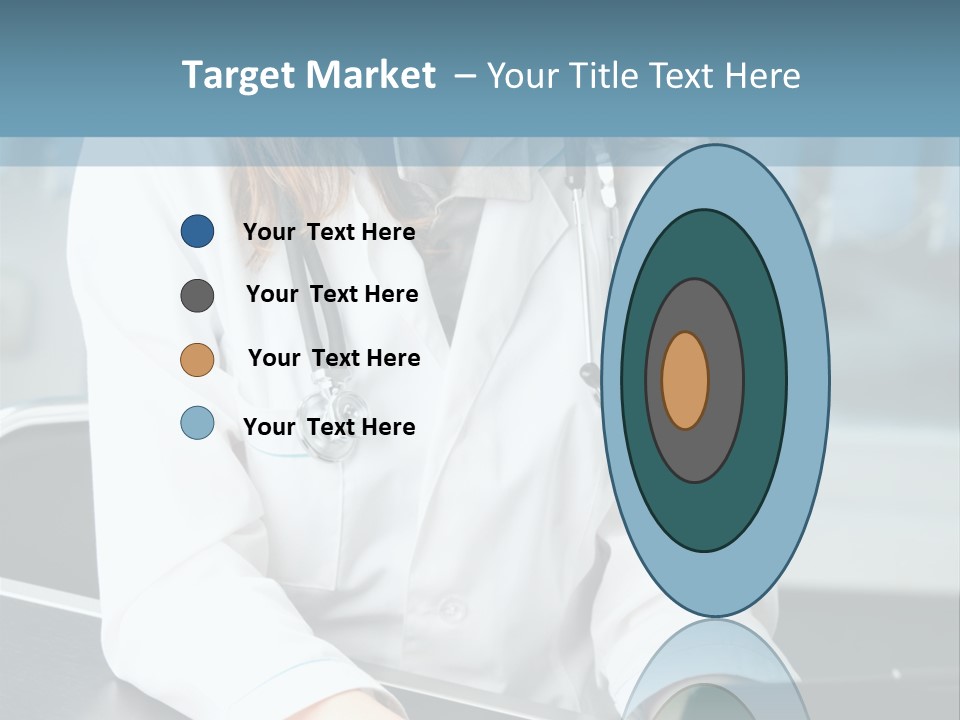 Doctor Laptop Only PowerPoint Template