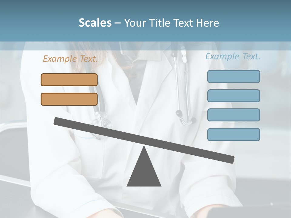 Doctor Laptop Only PowerPoint Template