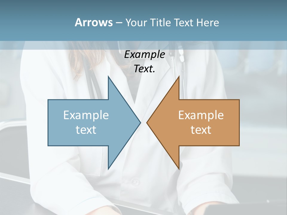 Doctor Laptop Only PowerPoint Template