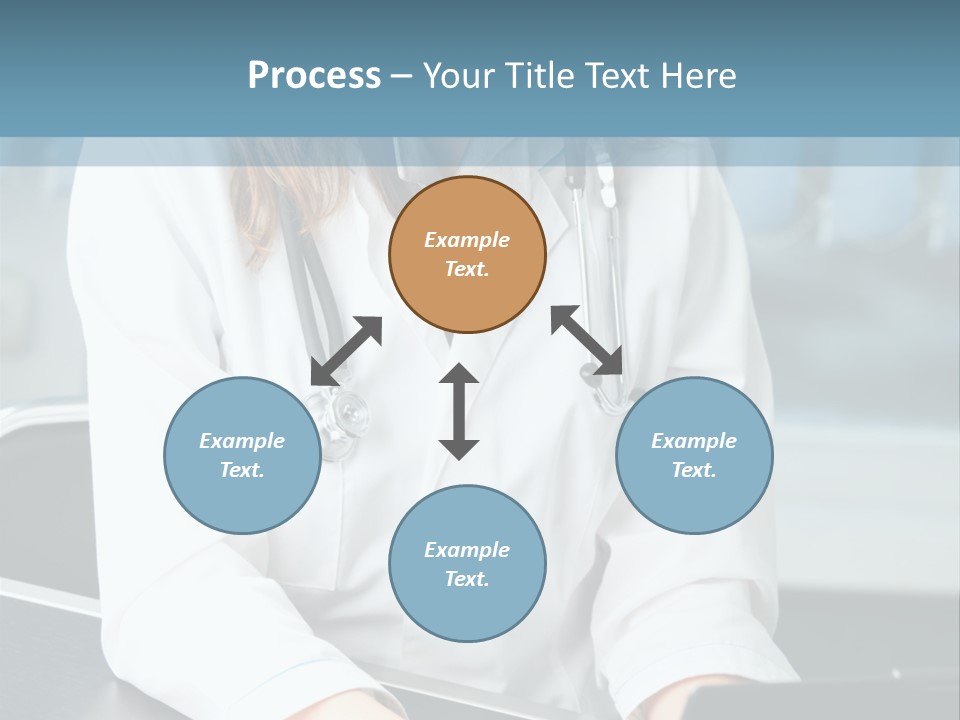 Doctor Laptop Only PowerPoint Template
