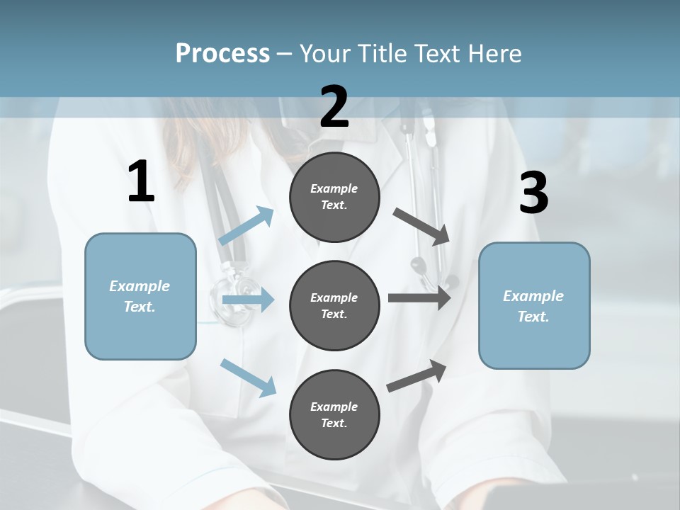 Doctor Laptop Only PowerPoint Template