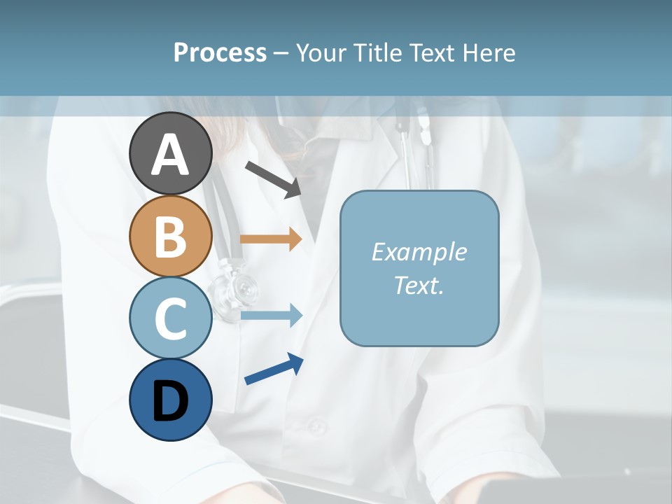 Doctor Laptop Only PowerPoint Template