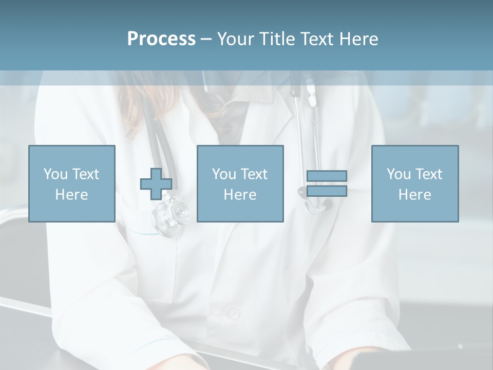 Doctor Laptop Only PowerPoint Template