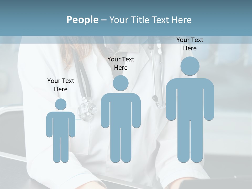 Doctor Laptop Only PowerPoint Template