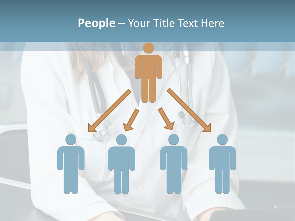 Doctor Laptop Only PowerPoint Template