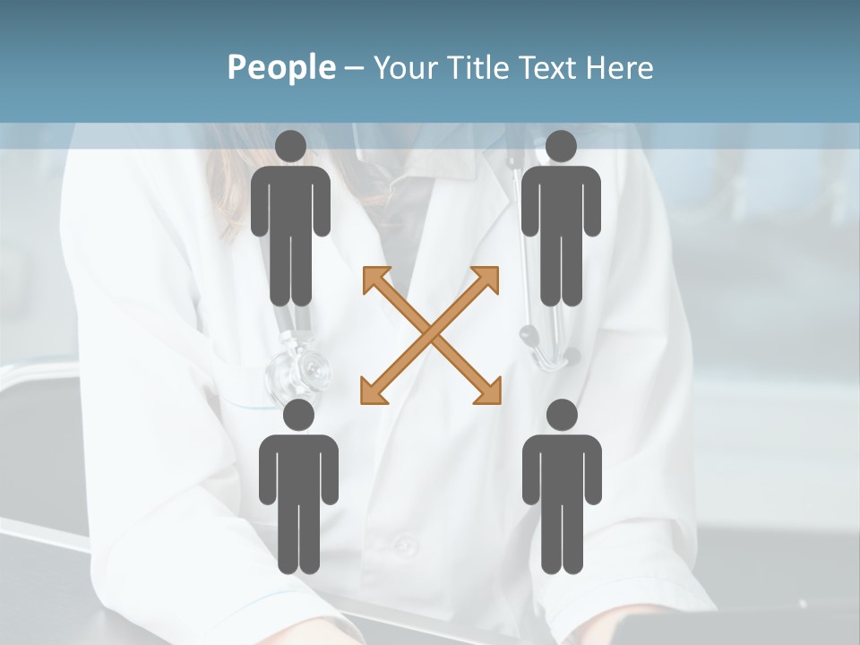 Doctor Laptop Only PowerPoint Template