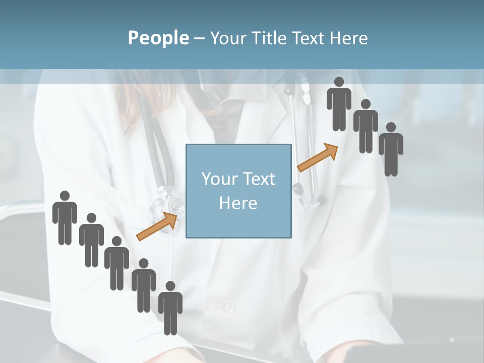 Doctor Laptop Only PowerPoint Template