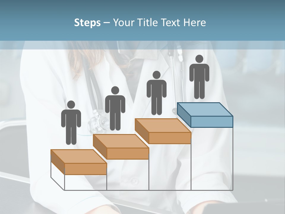 Doctor Laptop Only PowerPoint Template
