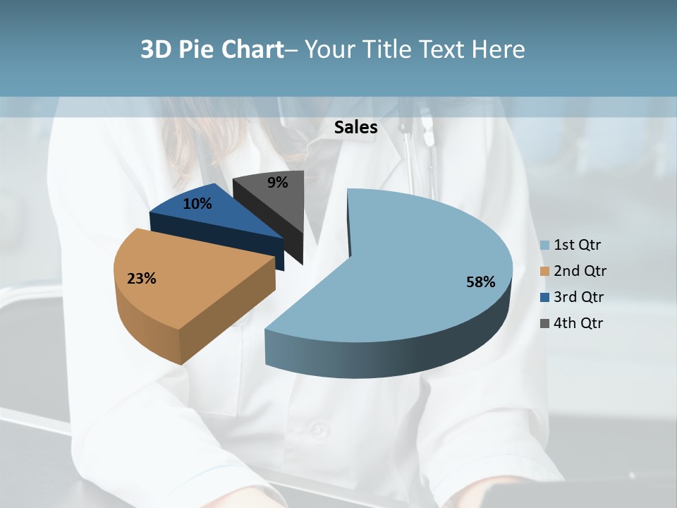 Doctor Laptop Only PowerPoint Template