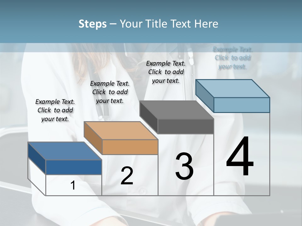 Doctor Laptop Only PowerPoint Template