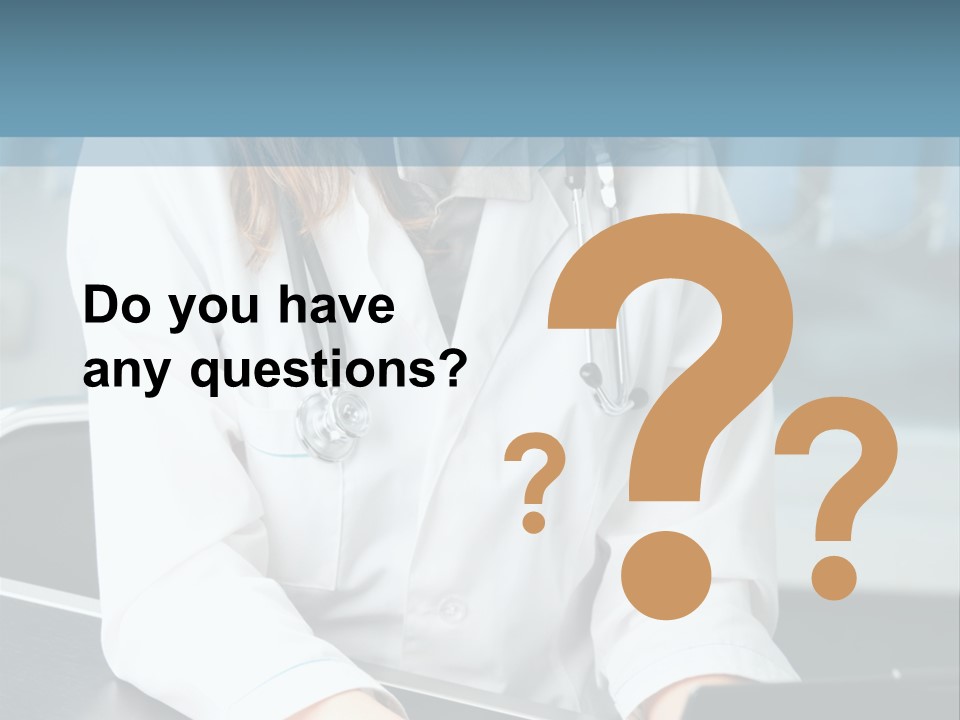 Doctor Laptop Only PowerPoint Template