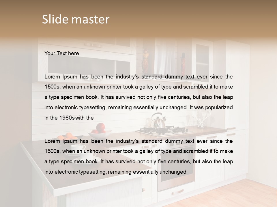 Retro Oven Vintage PowerPoint Template