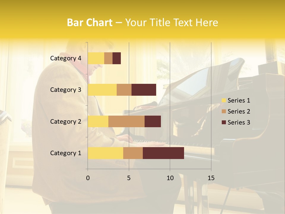 Instrument Elegance Keyboard PowerPoint Template