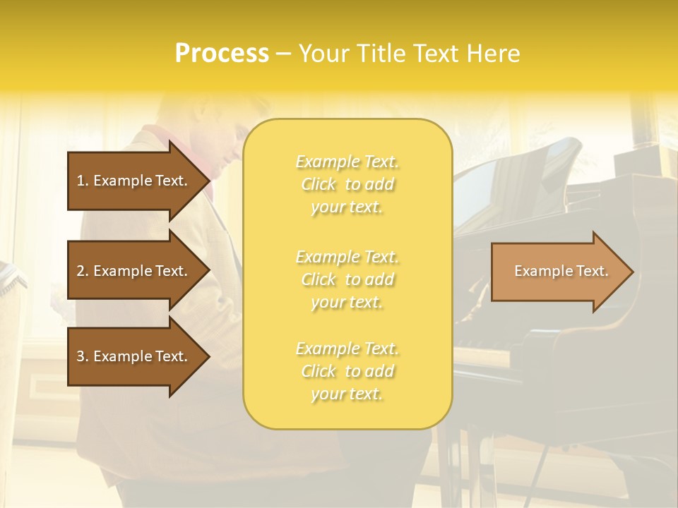 Instrument Elegance Keyboard PowerPoint Template