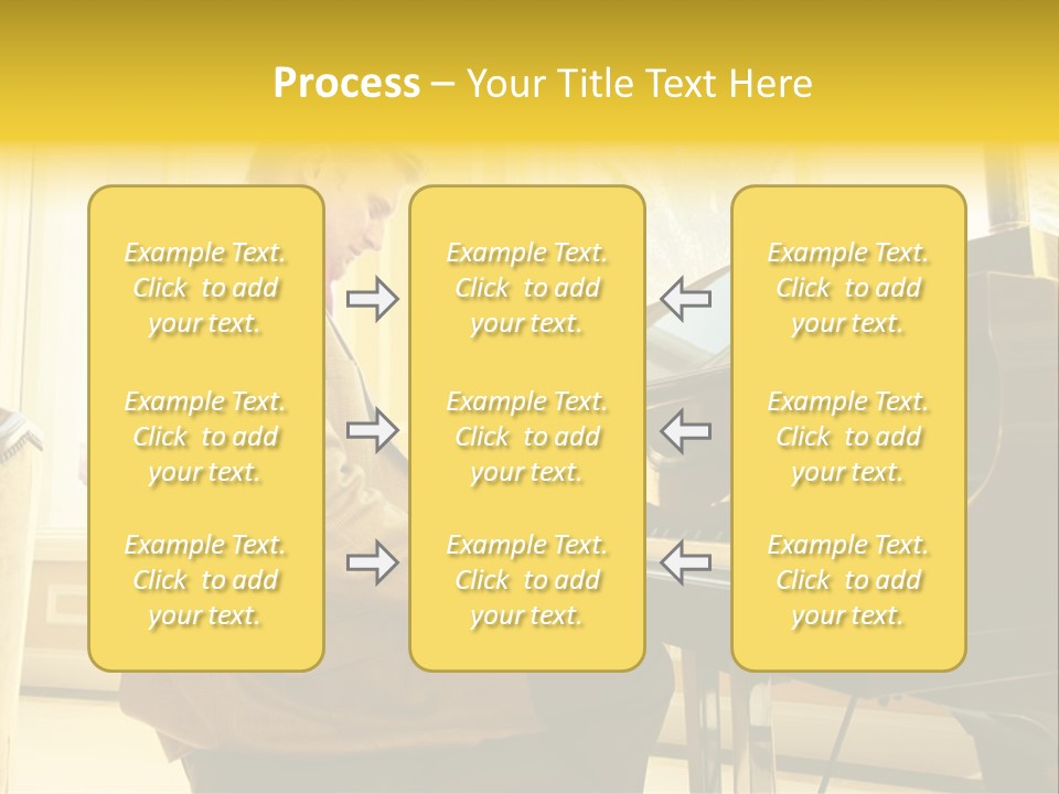 Instrument Elegance Keyboard PowerPoint Template