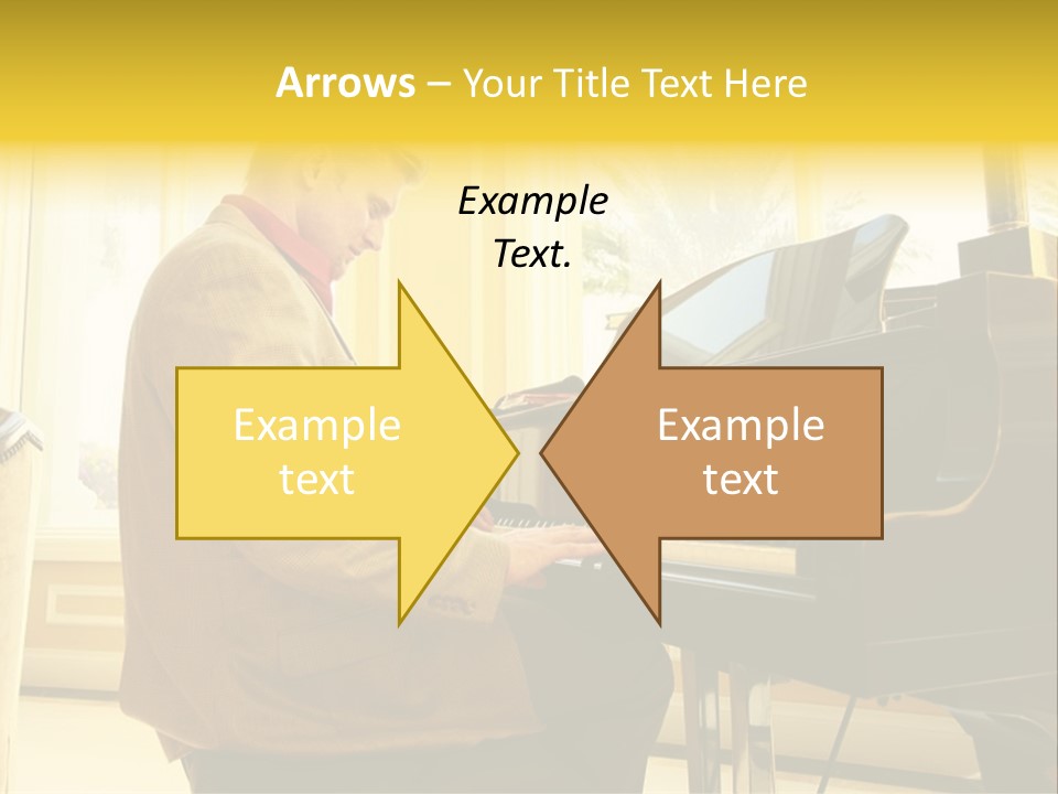 Instrument Elegance Keyboard PowerPoint Template