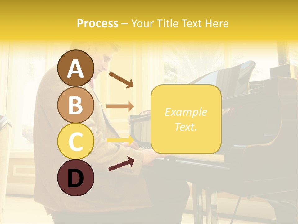 Instrument Elegance Keyboard PowerPoint Template