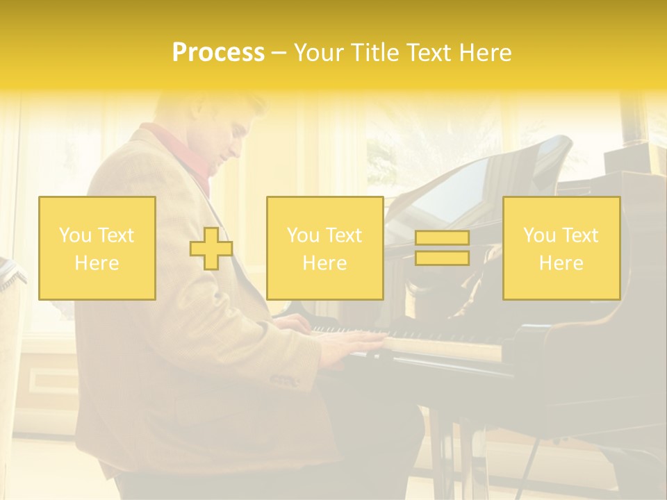 Instrument Elegance Keyboard PowerPoint Template