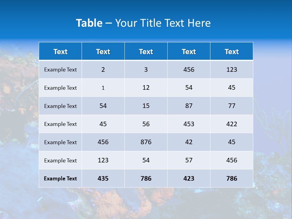 Poisonous Subaquatic Underwater PowerPoint Template