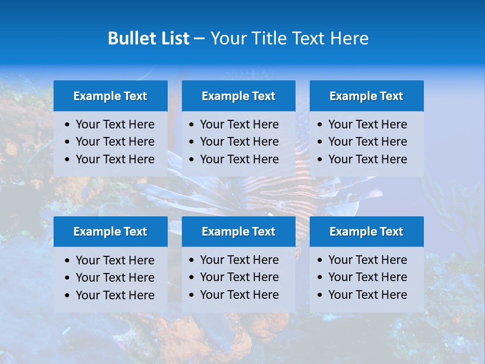 Poisonous Subaquatic Underwater PowerPoint Template