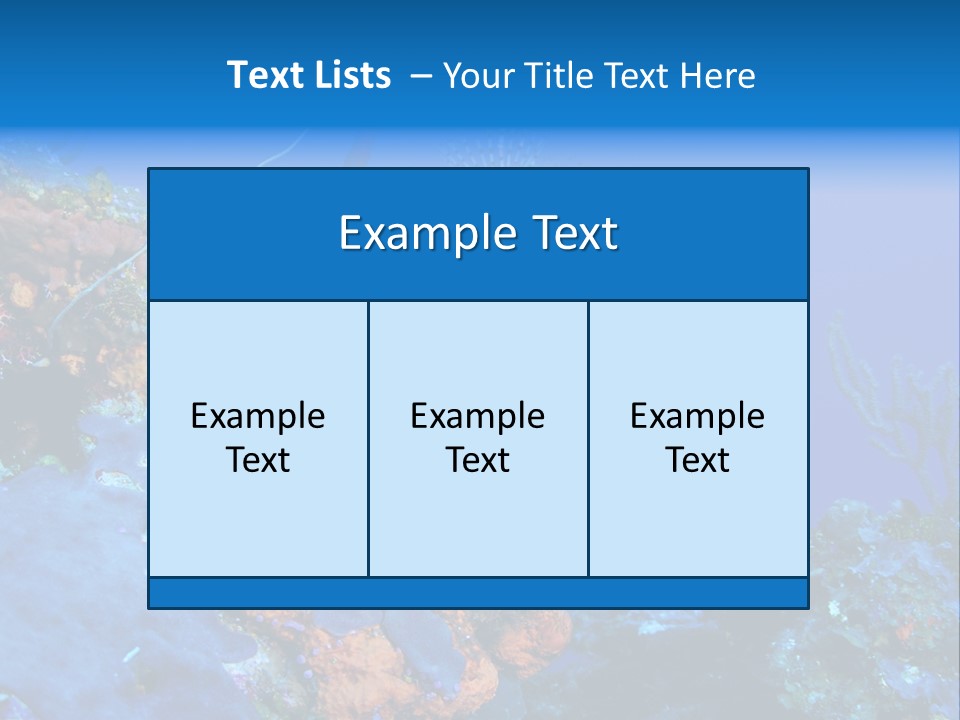 Poisonous Subaquatic Underwater PowerPoint Template