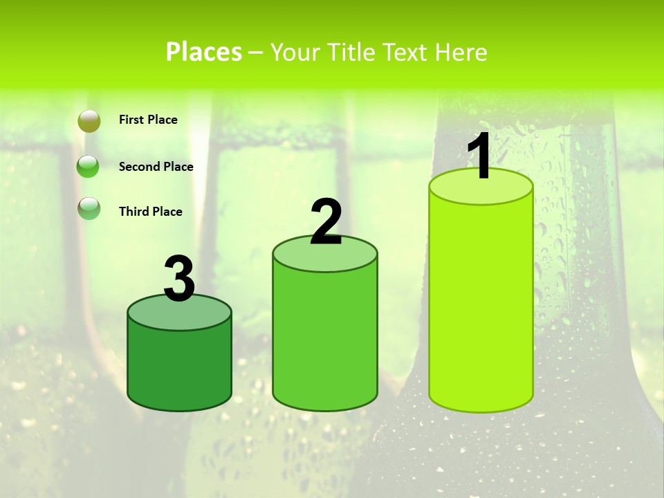 Wet Alcohol Fridge PowerPoint Template