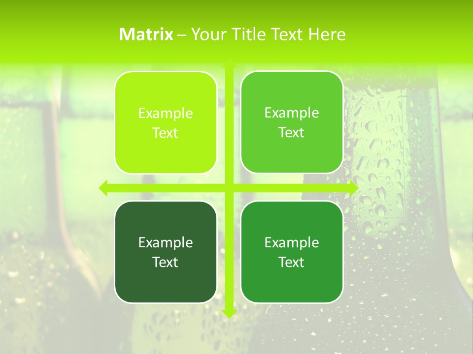 Wet Alcohol Fridge PowerPoint Template