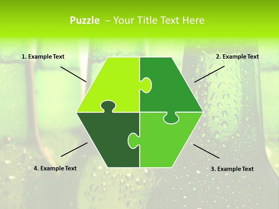 Wet Alcohol Fridge PowerPoint Template