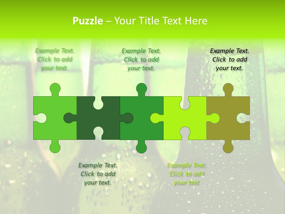 Wet Alcohol Fridge PowerPoint Template