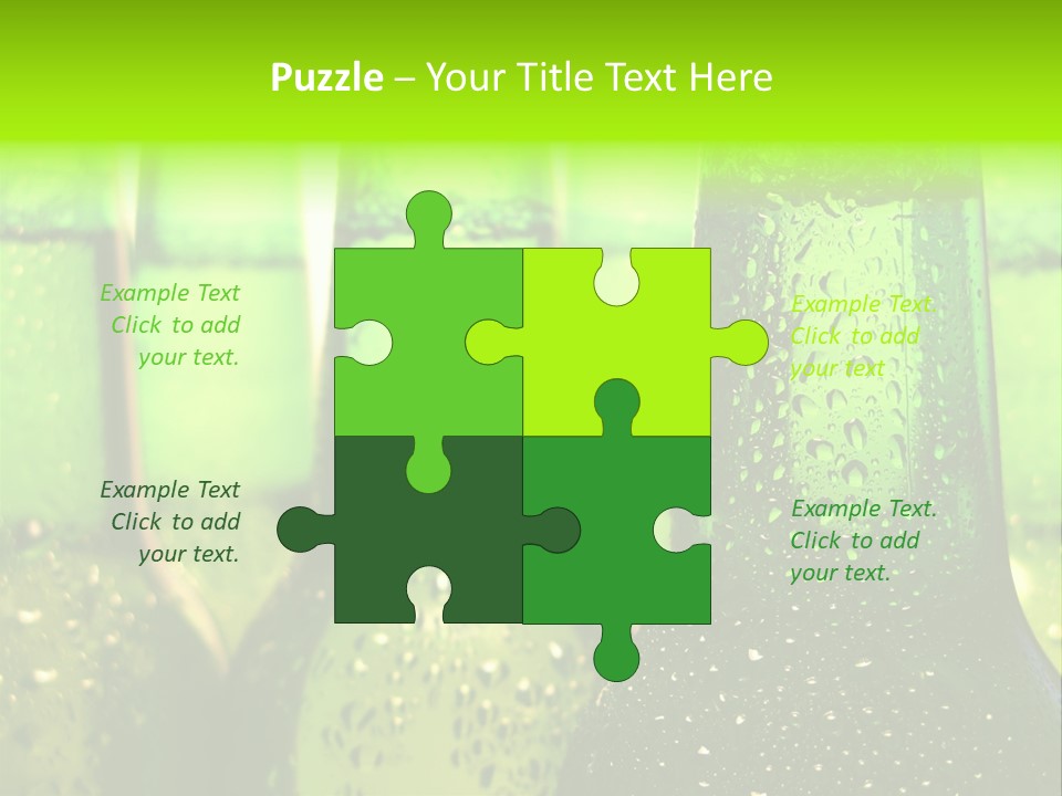 Wet Alcohol Fridge PowerPoint Template